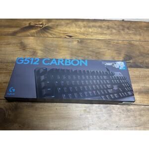 Logitech G512 Carbon Wired RGB GX Blue Clicky Switches Mechanical Keyboard